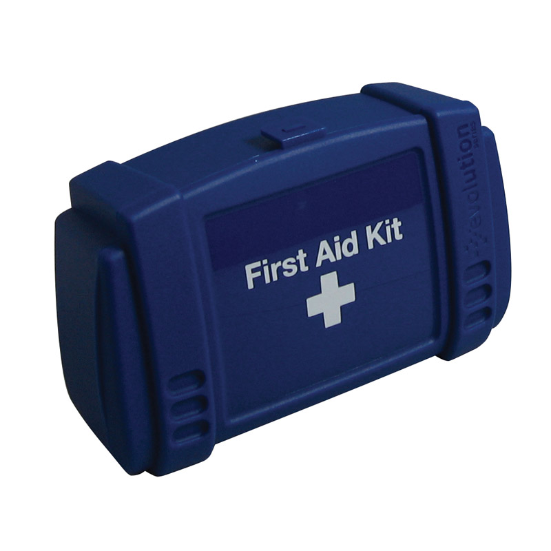 Evolution Small Blue First Aid Kit Case, Empty