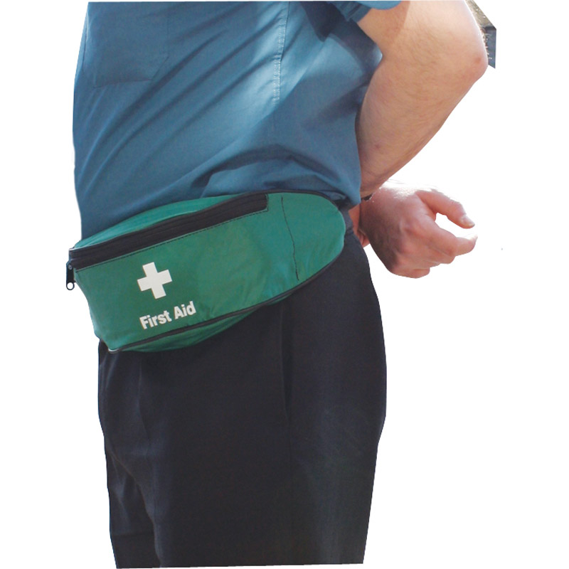 First Aid Bum Bag (Green), Empty