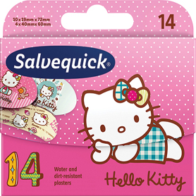 Salvequick Hello Kitty Assorted Water Resistant Plasters