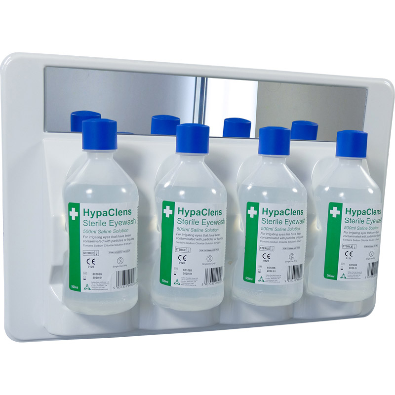 HypaClens 4 x 500ml Eyewash Station