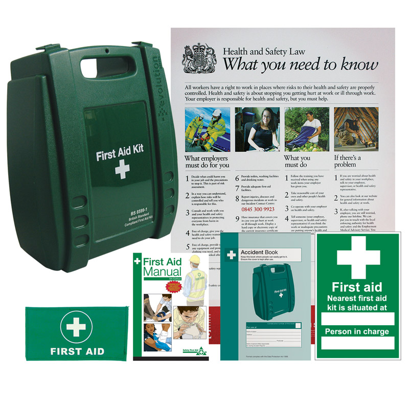 British Standard Compliant First Aid Compliance Pack