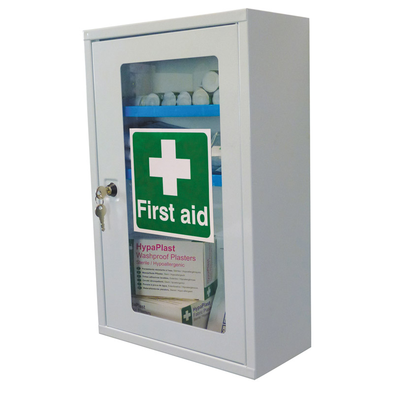 First Aid Clear Door, Single Depth Cabinet
