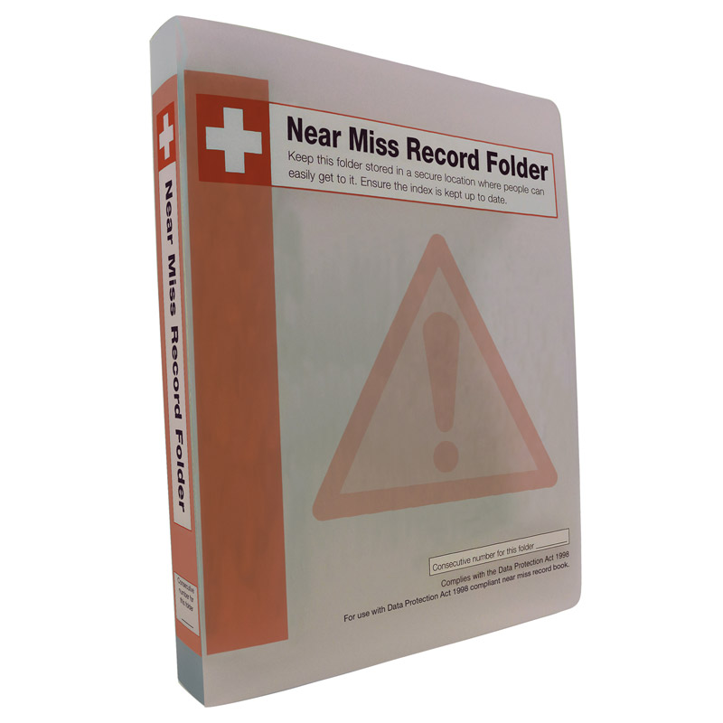 Near Miss Record Book Folder