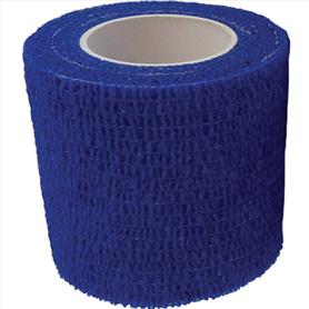 Blue Cohesive Bandages Non-Woven, 2.5cmx4.5m