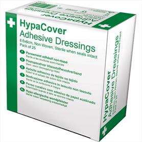HypaCover Adhesive Dressings, Medium (Pack of 10)