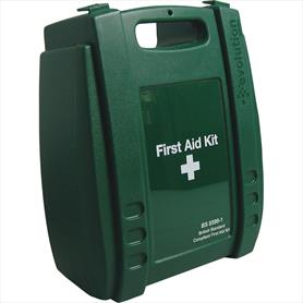 Evolution Catering First Aid Kit BS8599 in Green Case, Small