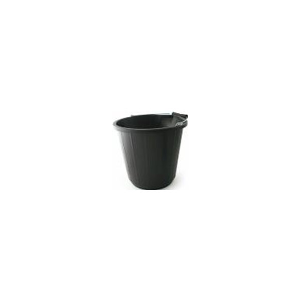 14 Litre Heavy Duty Black Buliders Bucket