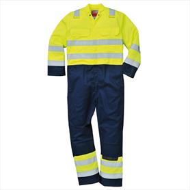 Hi-Vis Anti-Static Bizflame Pro Coverall