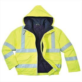 Bizflame Rain Hi-Vis Antistatic FR Bomber Jacket