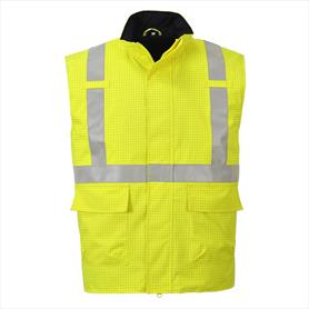 Bizflame Rain Hi-Vis Antistatic FR Bodywarmer