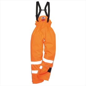 Bizflame Rain Unlined - Hi-Vis Antistatic FR Trouser