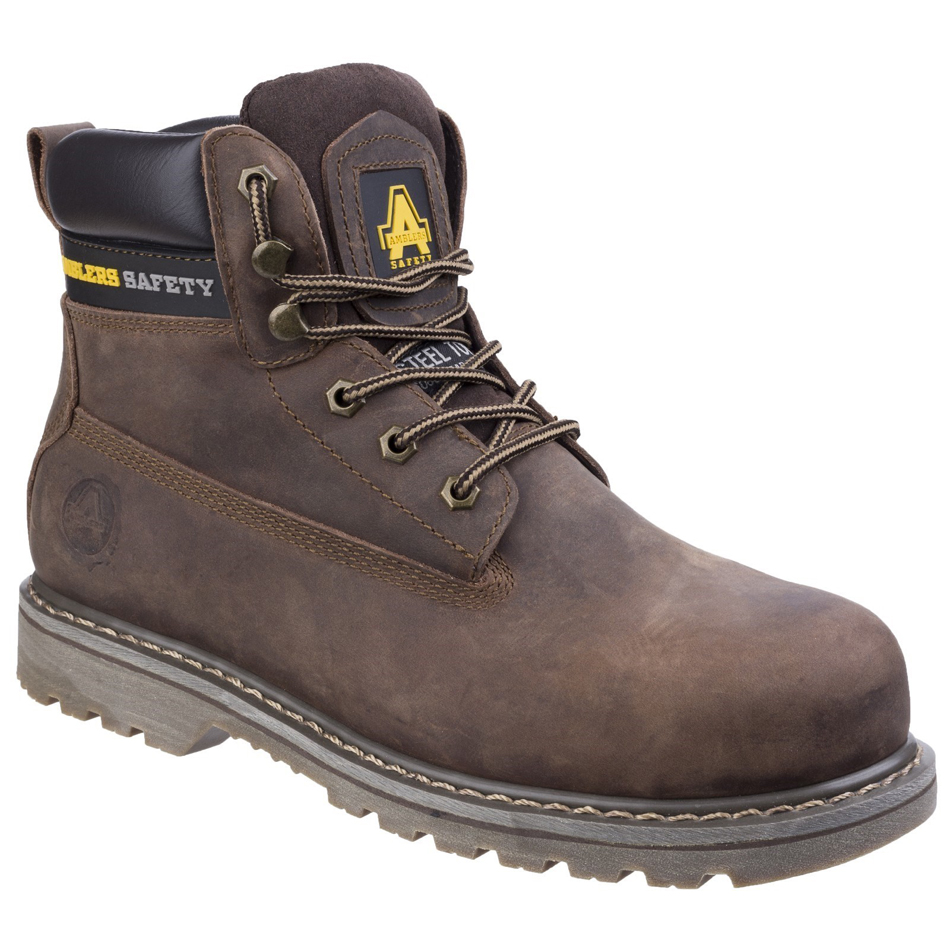 FS164 Goodyear Welted Lace up Industrial Safety Boot