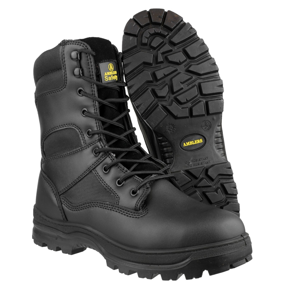 FS008 Water Resistant Hi leg Lace Up Safety Boot - First Safety