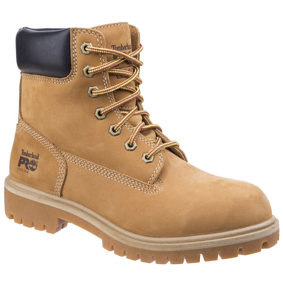Direct Attach Lace up Safety Boot Wheat