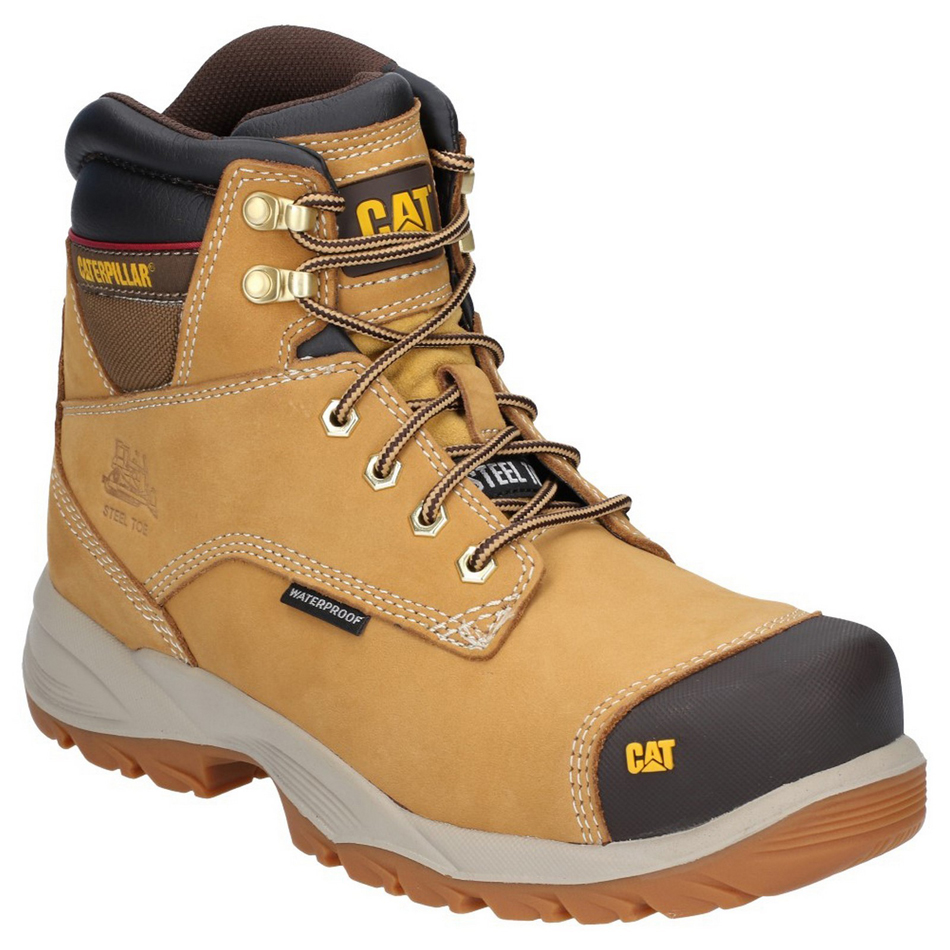 Spiro Lace Up Waterproof Safety Boot Honey Reset