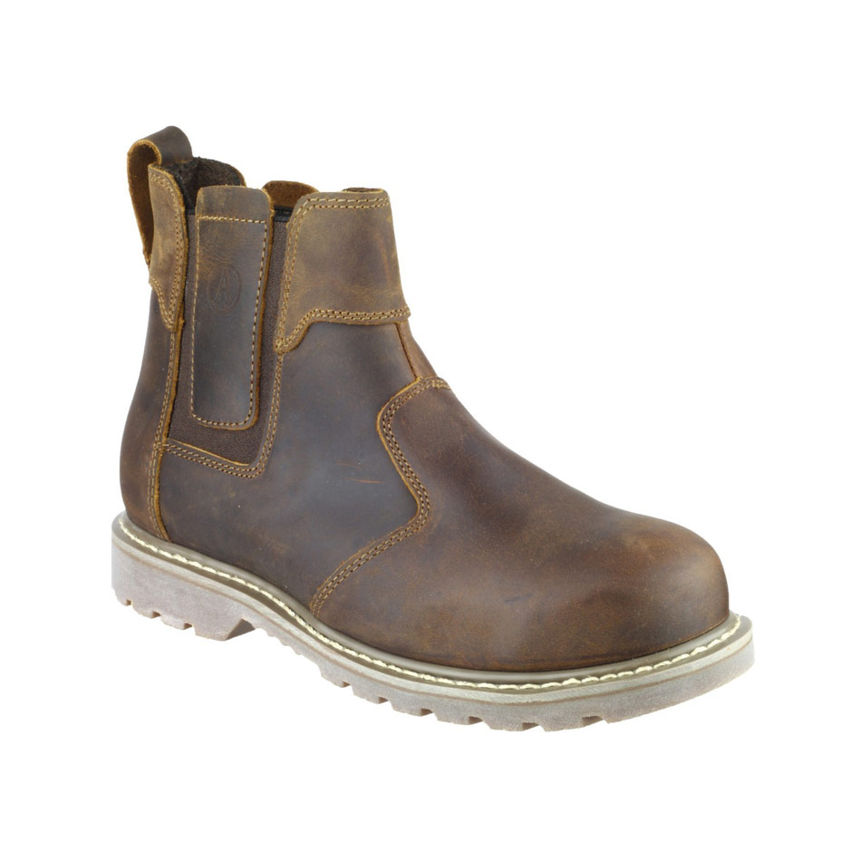 FS165 Goodyear Welted Pull on Safety Dealer Boot