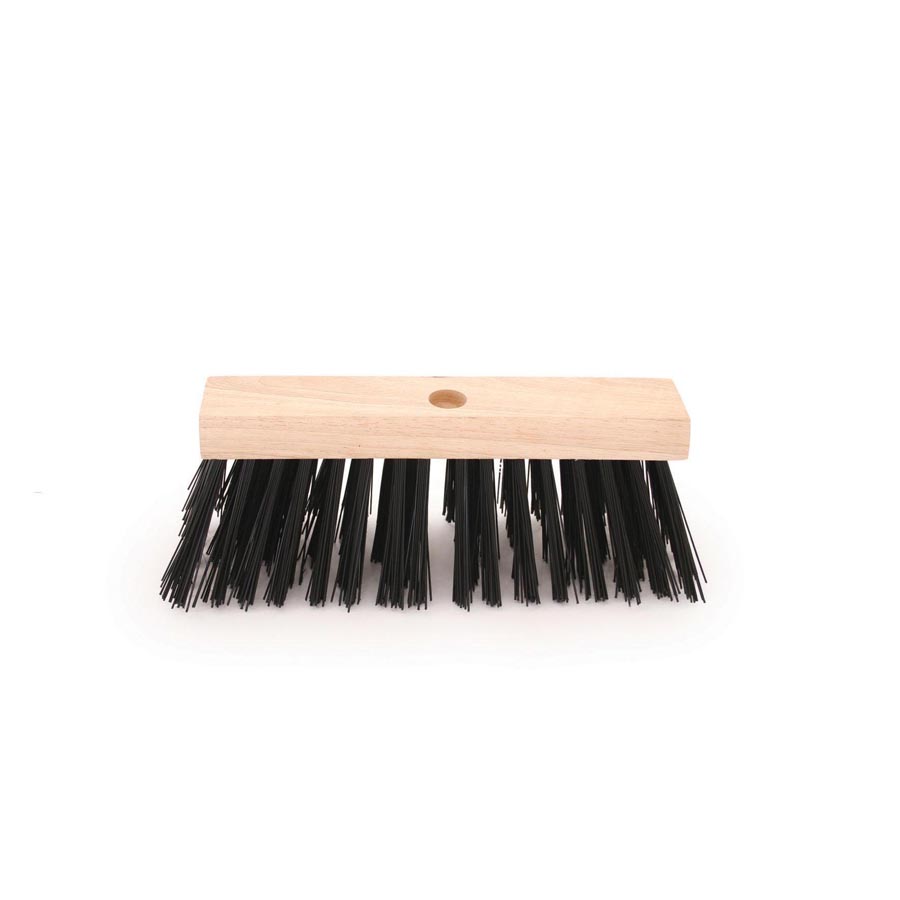 13" Stiff Black Pvc Broom Head 