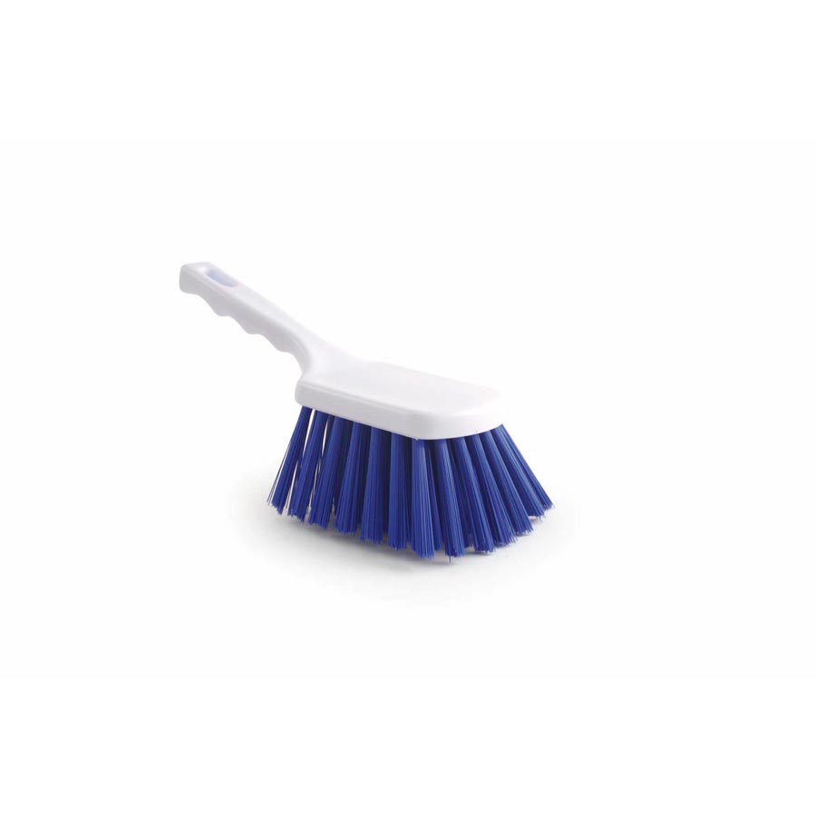 Hygiene Short Handled Blue Churn Brush