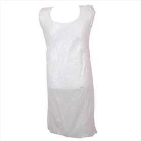 White Polythene Diposable Aprons 200 Per Roll