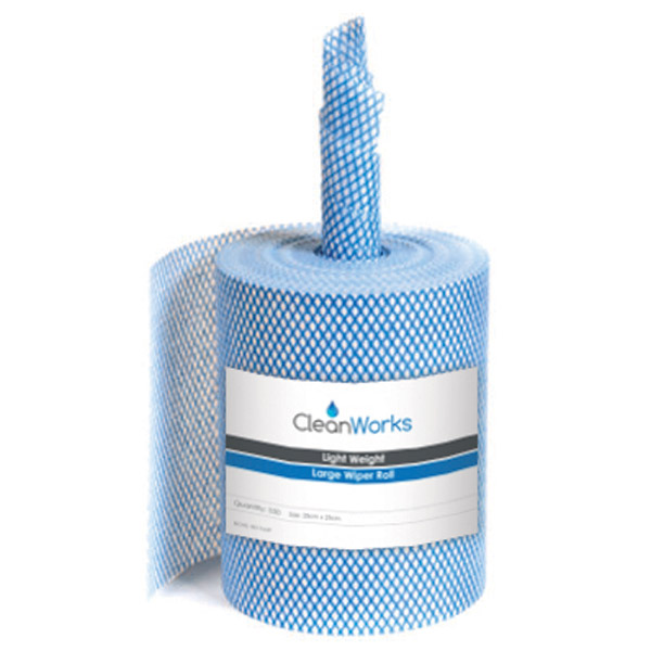 CleanWorks Large Wiper Roll Blue 550 Sheet(CS 2)B82010052