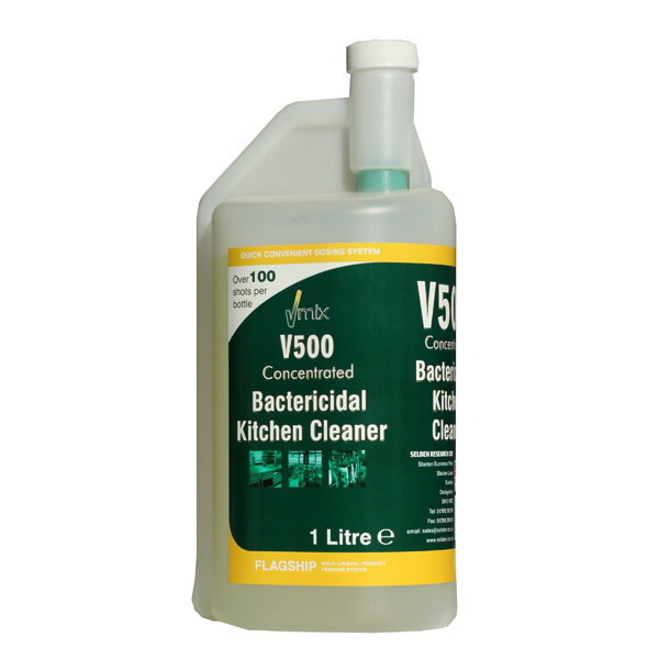 Bactericidal Kitchen Sanitiser 1L  V500-1LX6