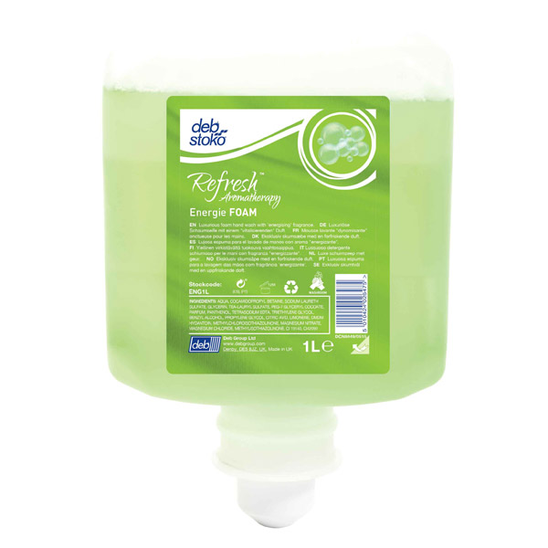 Deb Refresh Energie Foam Wash 1L (CS 6) ENG1L