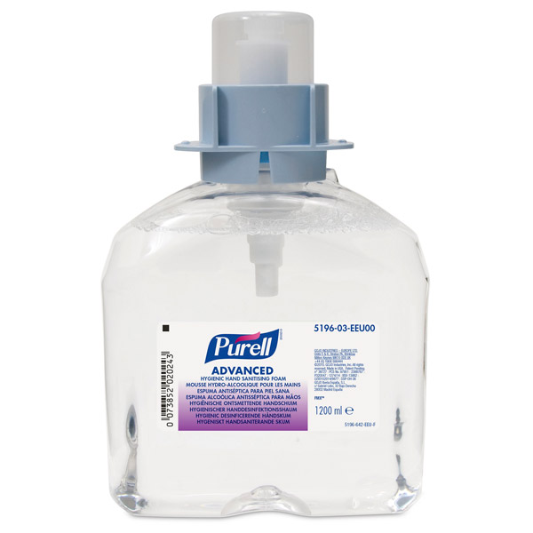 Purell Hygienic SanitisingFoam FMX 1.2L(CS3)5196-03-EEU00