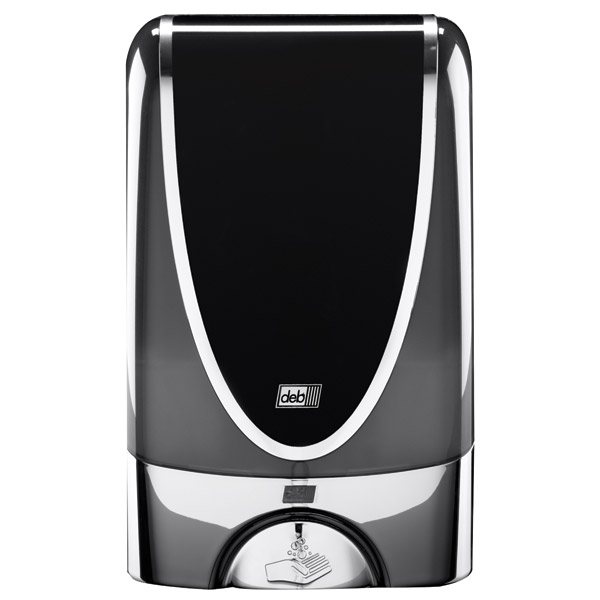 Deb TFII Touch Free Dispenser Black/Chrome 1.2L (EA) TF2CHR