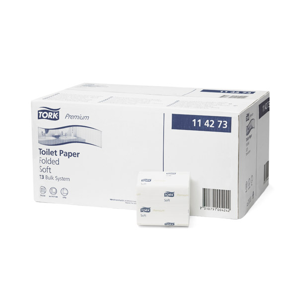 Tork Soft Folded Toilet Paper 252Sht White 2Ply(CS 30)114273