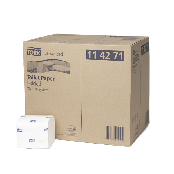 Tork Folded Toilet Paper 242Sht White 2Ply (CS 36) 114271