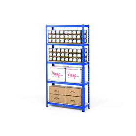 175kg Economy Safety Shelving - 1780 x 900mm x  300mm (HxWxD)