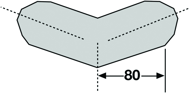 Foam Edge Protector - Trapeze (External Corners)