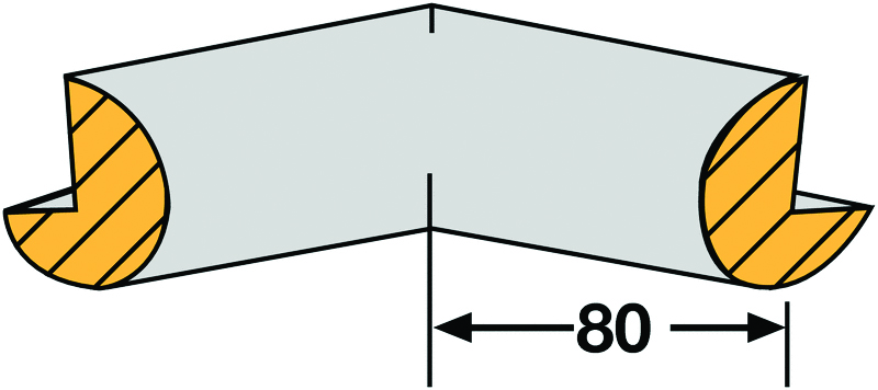Foam Edge Protector - Trapeze (Internal Corners)