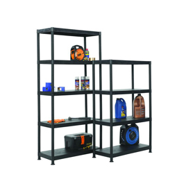 Plastic Shelving - 5 Shelves
