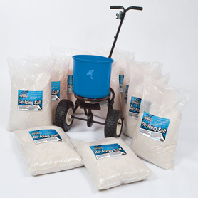 Salt Spreader Kit - 10 x 25kg bags of salt and 1 x 18kg Salt Spreader