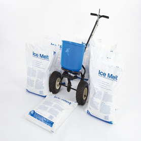 Ice Melt & Spreader Kits ( 1 x 18kg spreader and 20 x 10kg bags of Ice Melt)