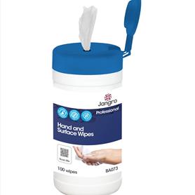 Jangro hand and surface wipes