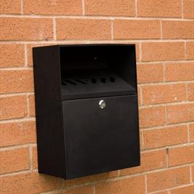 Economy Cigarette Bin - Black