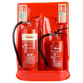 Universal Economy Fire Extinguisher Stand – Double
