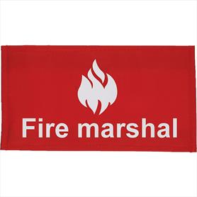 Fire Marshal Arm Band, Velcro Closure