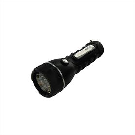 Black Rubber Torch 2AA