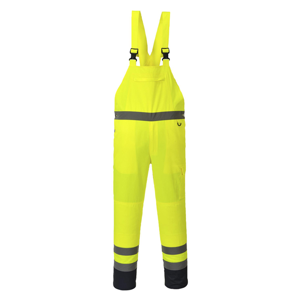 Hi-Vis Contrast Bib & Brace - Unlined