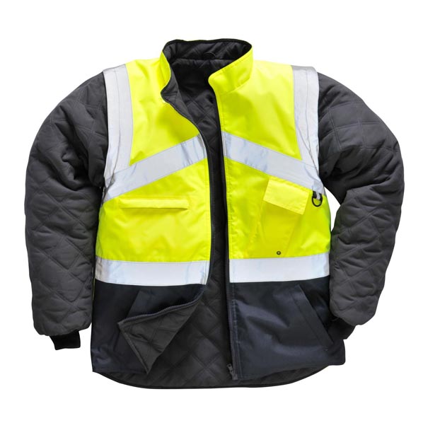Hi Vis  2-Tone Breathable Jacket Reversable