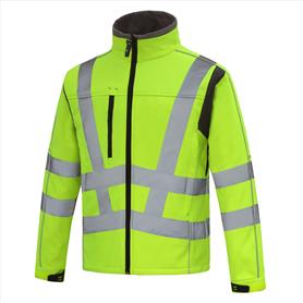 Premium Aqua Hi Vis Soft Shell Fleece