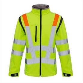 Premium Amber Hi Vis Soft Shell Fleece