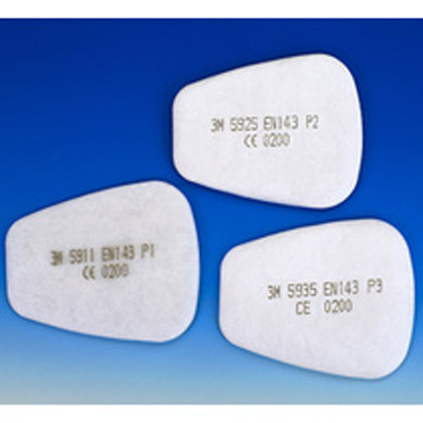 3M FILTER SELECTION The 3M™ 6051i & 6055i Organic Gas & Vapour Service Life Indicator Filters P1R   - 3M™ 5911