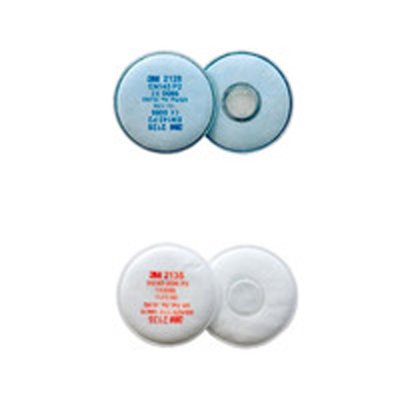 3M FILTER SELECTION The 3M™ 6051i & 6055i Organic Gas & Vapour Service Life Indicator Filters P3R - 3M™ 2138