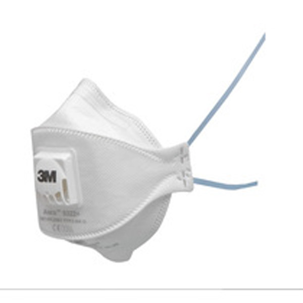 3M™ Aura™ 9322+ Flat-Fold Valved Dust/Mist Respirator