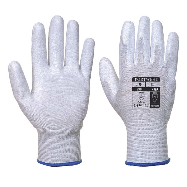 Antistatic PU Palm Glove