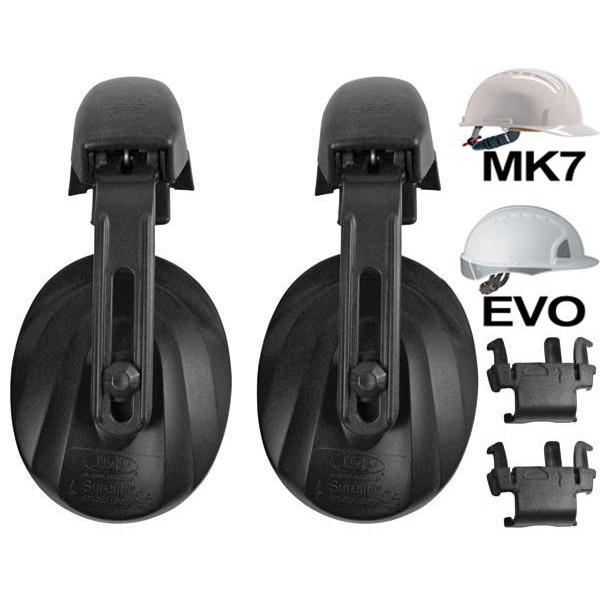 JSP Evo 2 Helmet Mounted  Ear Defenders